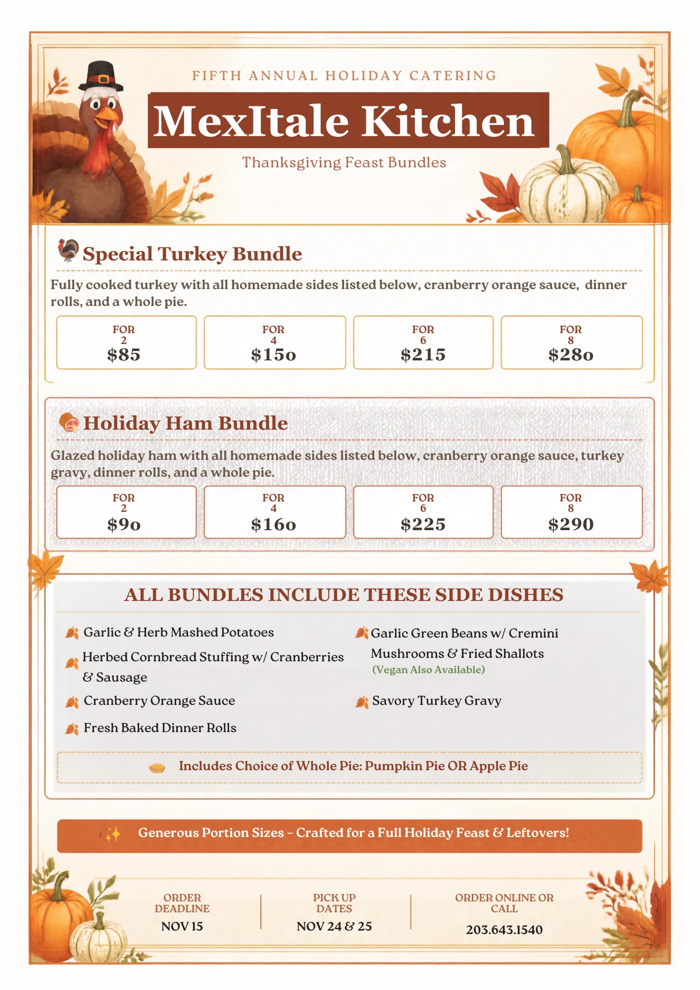 Thanksgiving Feast Bundles